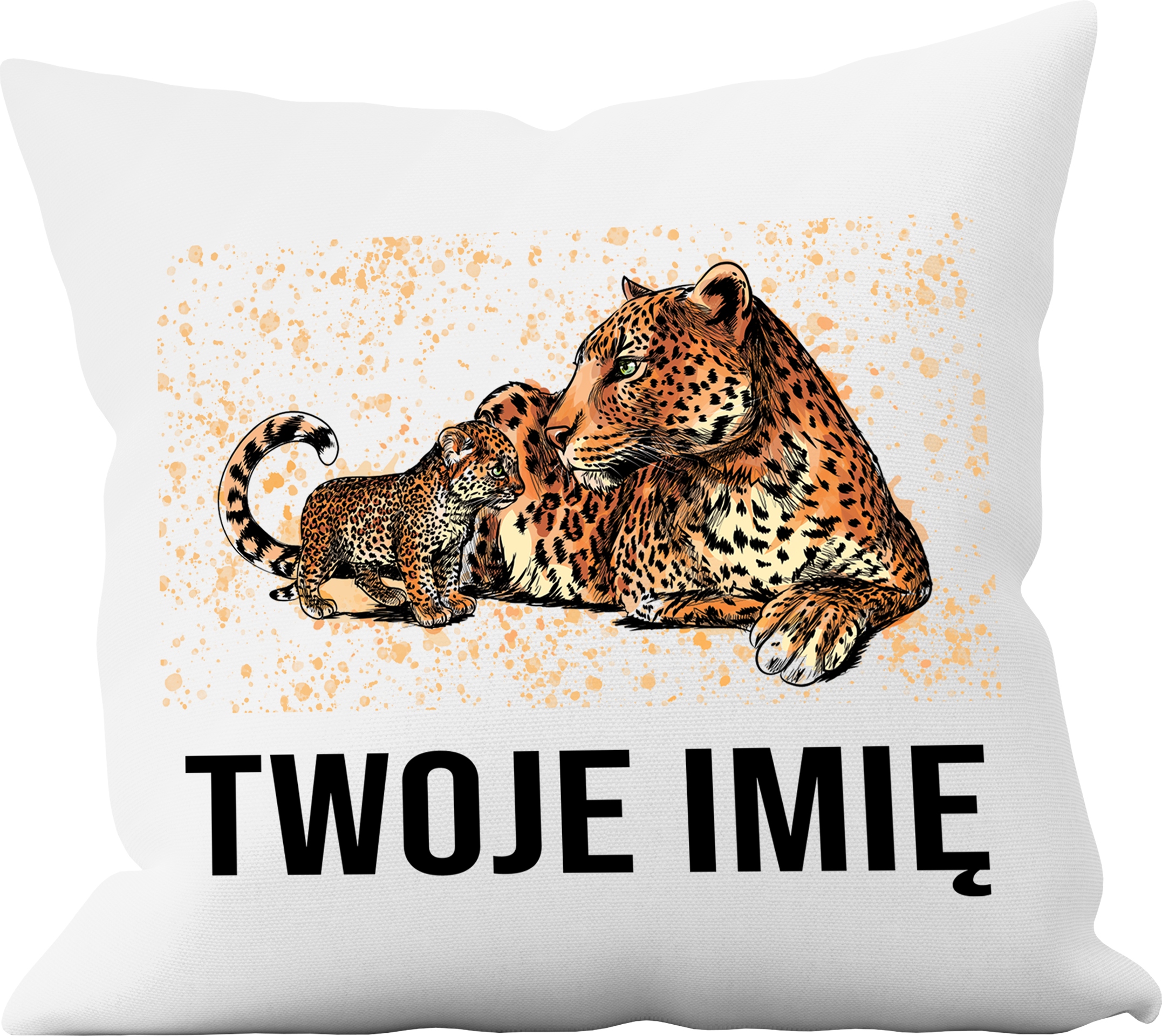 

Poduszka 40x40 Motyw Tygrys Upominek +dowolne Imię