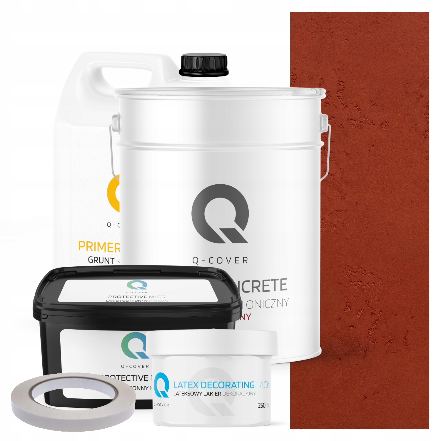 Vnitřní Architektonický Beton Cihlový Set F325 19 kg Komplet 10 m2