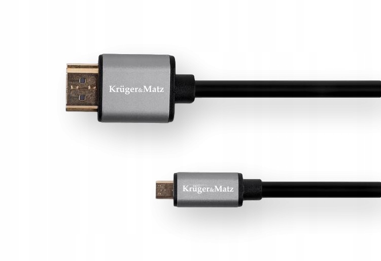 Kabel HDMI microHDMI Kruger&Matz do Rpi4B 1.8m