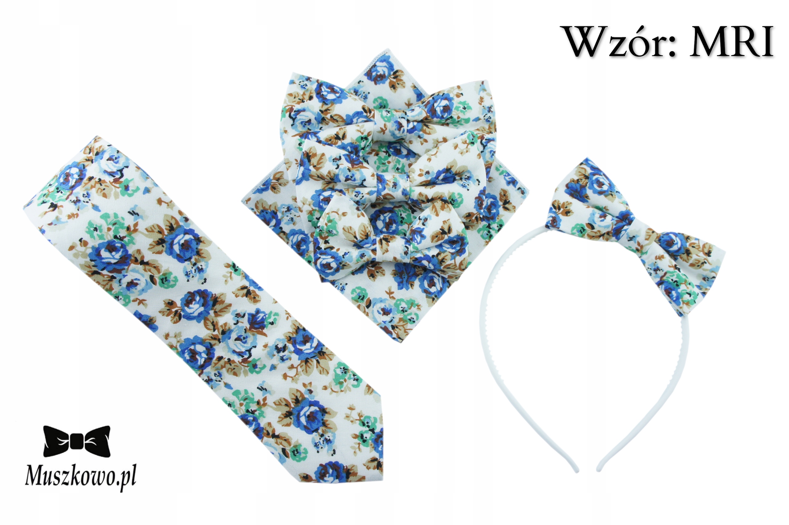 Poszetka chusteczka do kieszonki marynarki KWIATY Marka inna