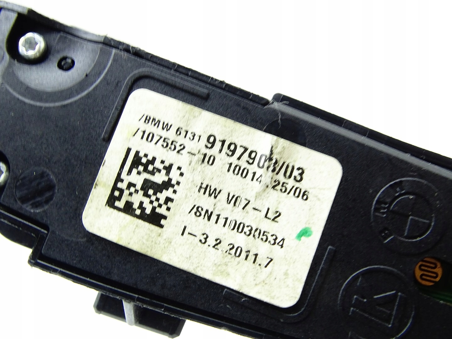 PANEL switch ESP PDC springing BMW 5 GT F07 9197903