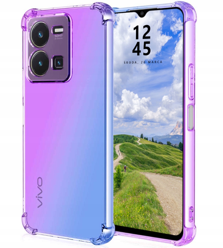 

Etui do Vivo Y35 Mieniące Pancerne Aurora