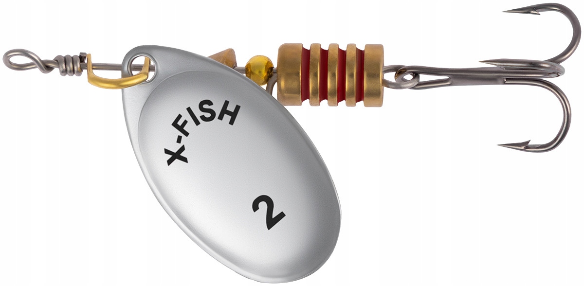 Obrotówka Spinning X-Fish Stark nr 2 4,5g Silver