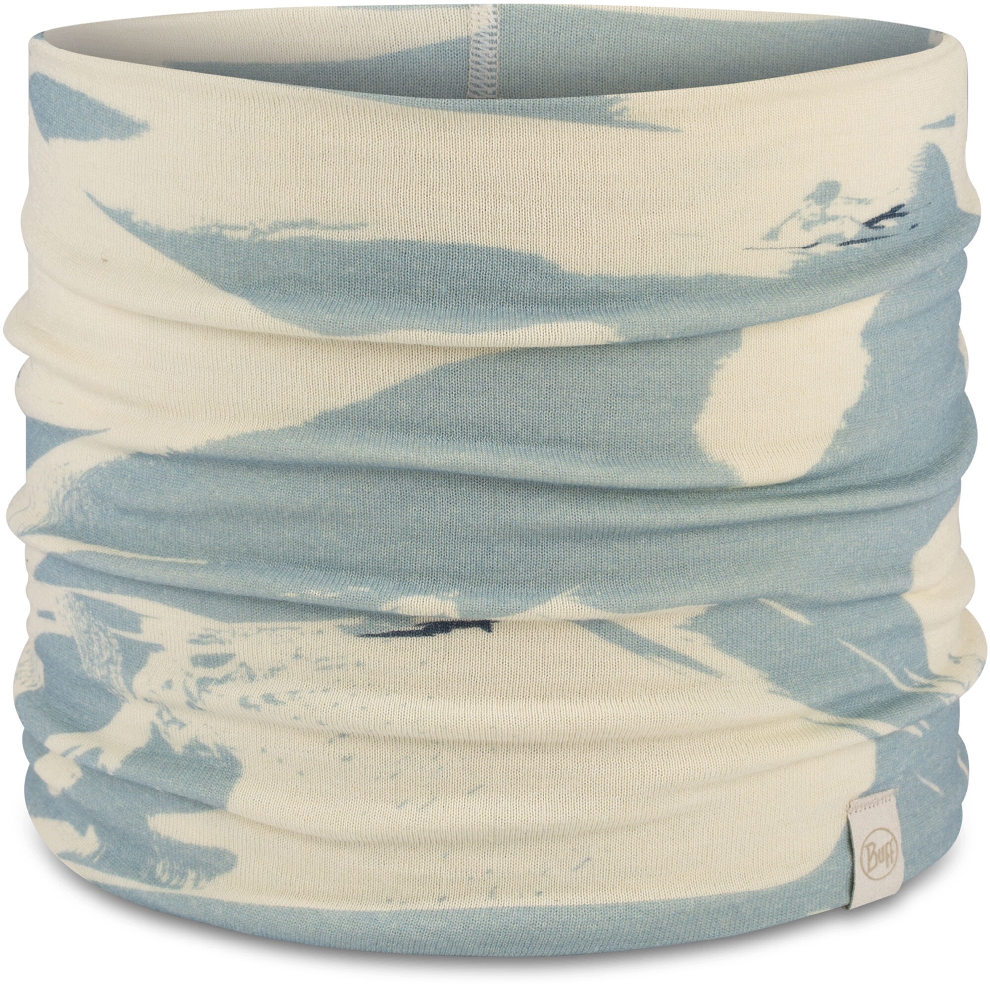 Buff Merino Wool Midweight Prints Neck Warmer Wełna Chusta Bandana Komin