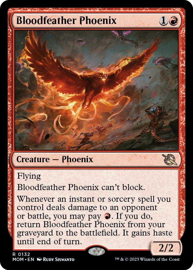 Mtg Bloodfeather Phoenix (r)