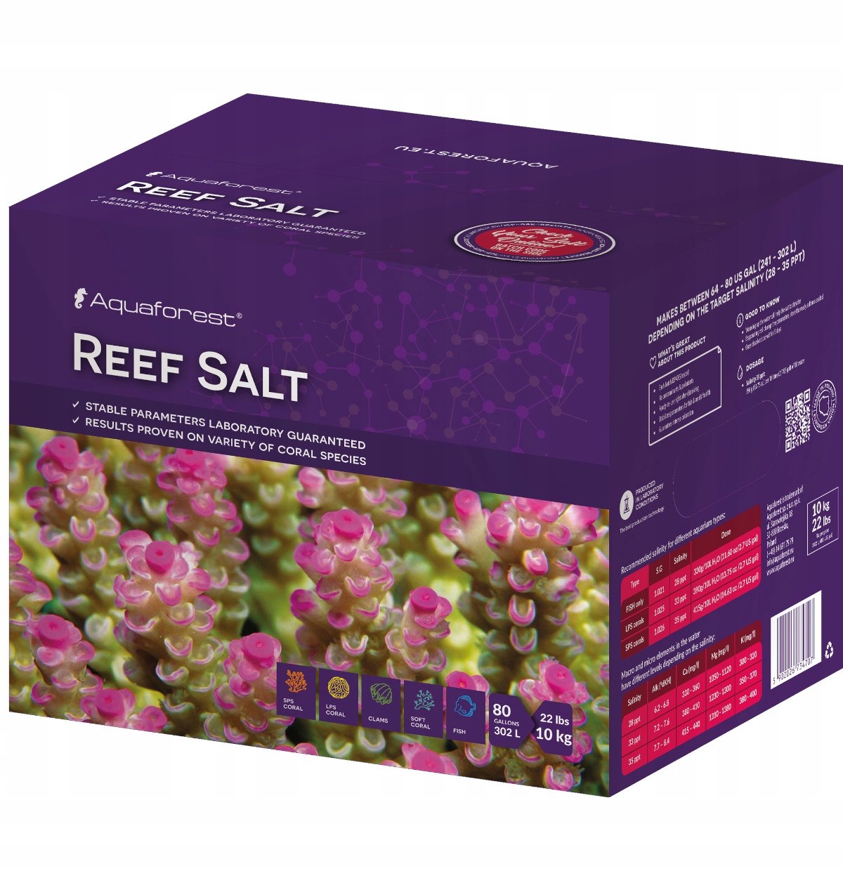 Aquaforest Reef Salt 20 kg – mořská sůl