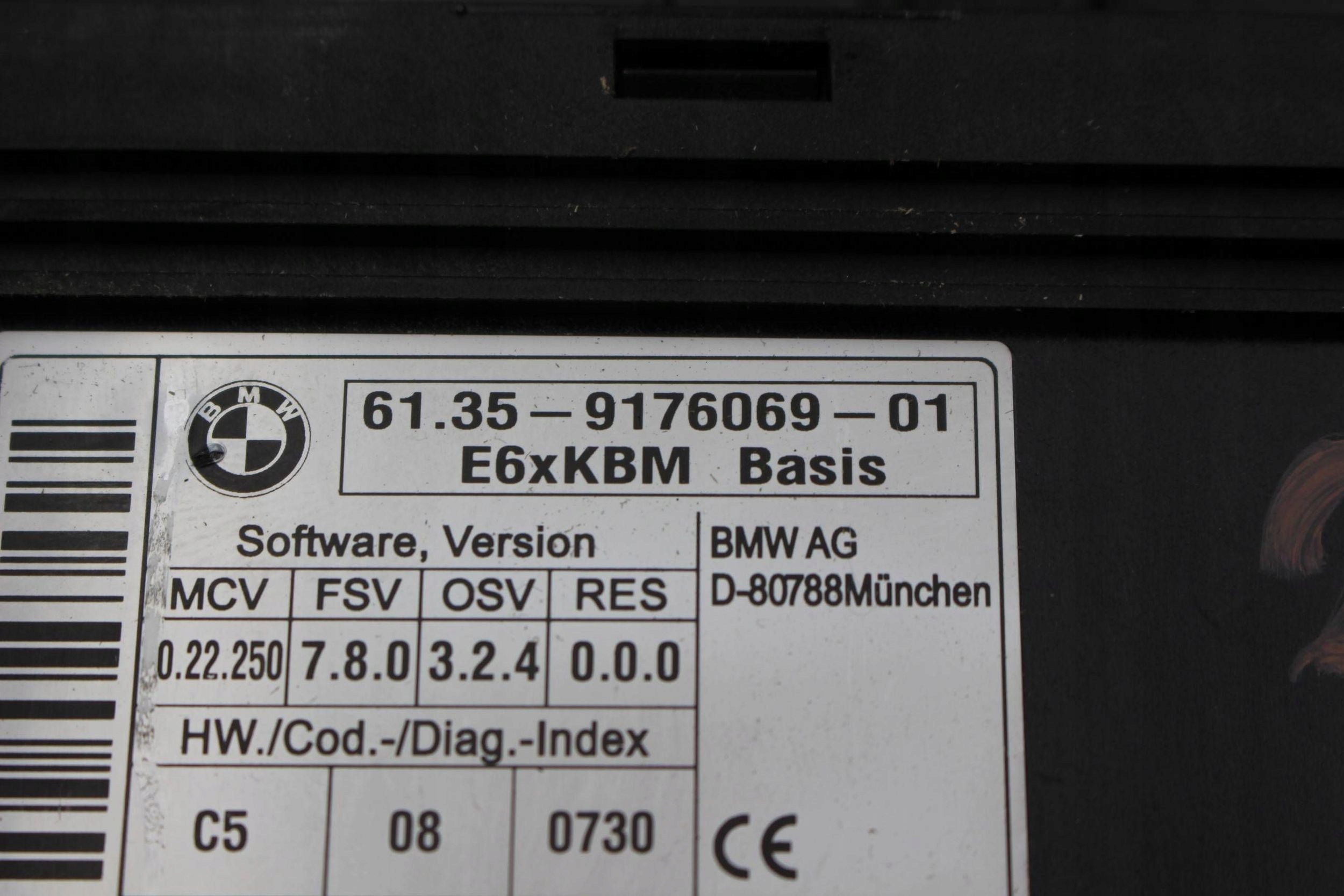Module Unité de contrôle KOMFORTU BMW 5 E60 E61 9176069