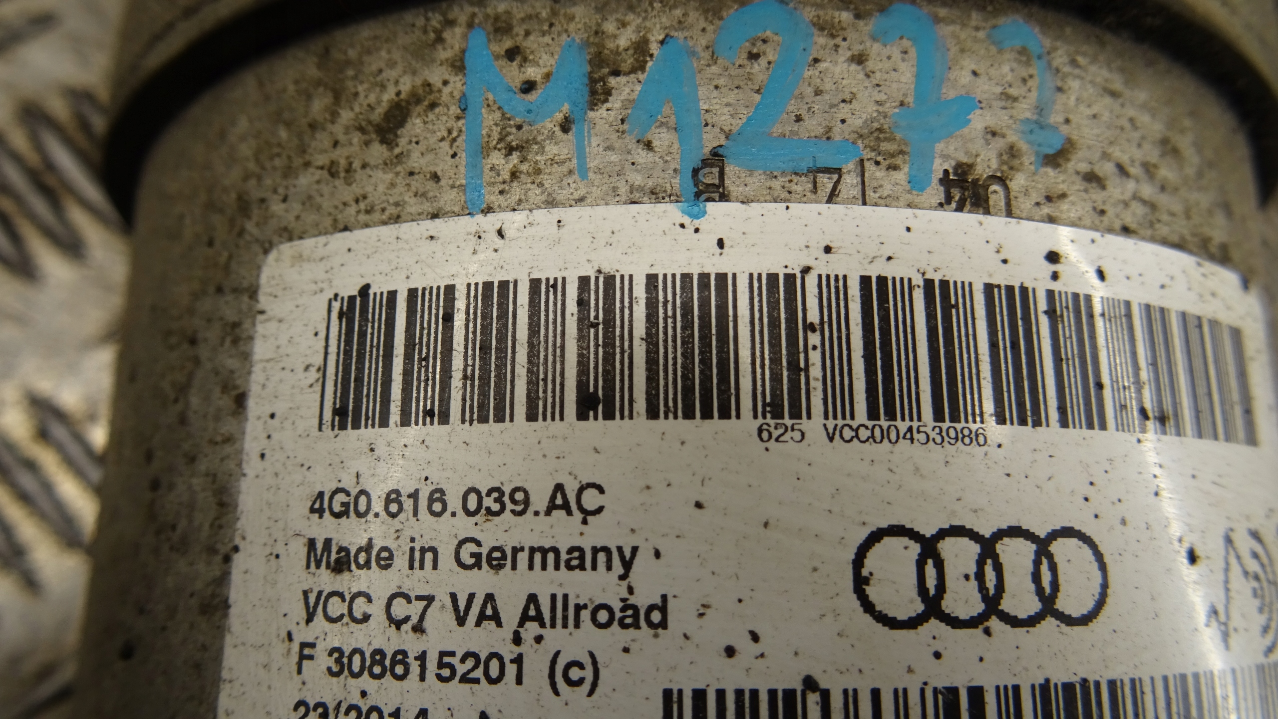 A6 C7 4G A7 shock absorbers PNEUMATYCZNE front 4G0616039AC