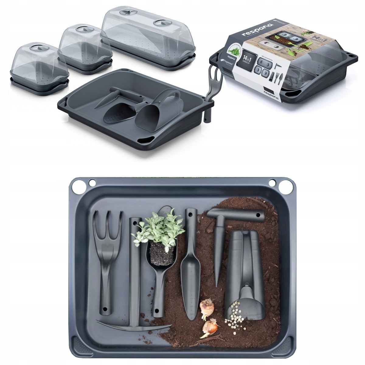 INST01-S433 Mini Skleník Pro Předpěstování Sazenic Startovací Sada