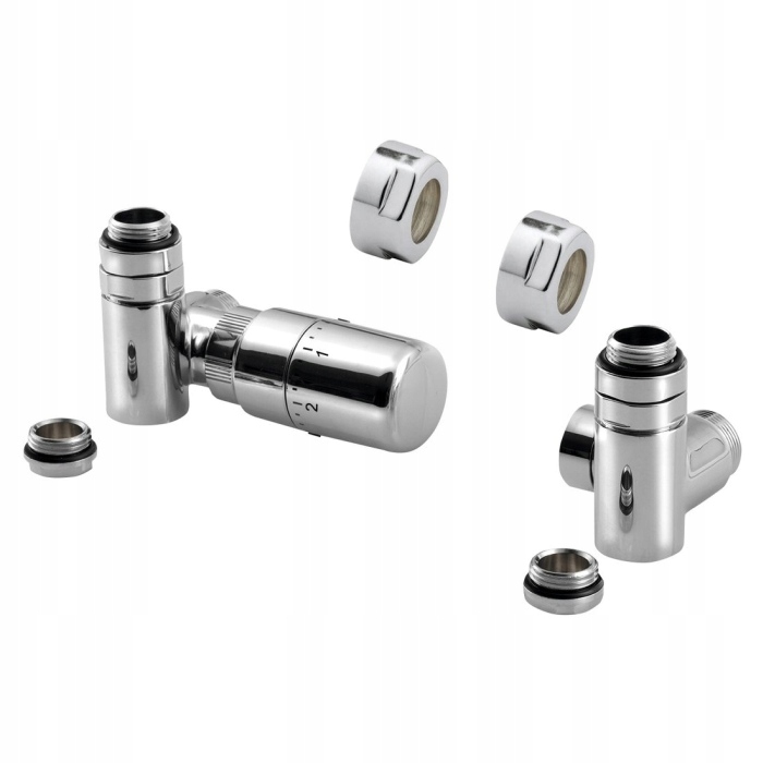 Sapho Corner Combi termostatický pripojovací set ľavý chróm CP3021S