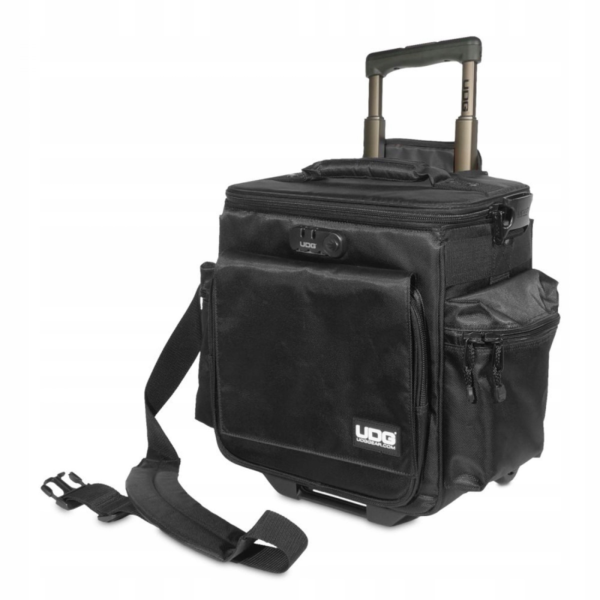 Udg Ultimate SlingBag Trolley DeLuxe MK2 Black Torba Na Płyty Vinyl 12cali