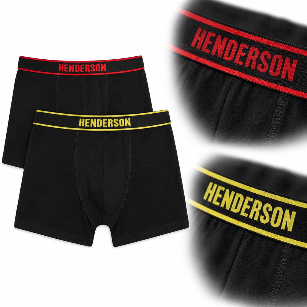 Pánské boxerky 2-balení prodyšné Henderson Bee 44556 mix barev XL Anrr