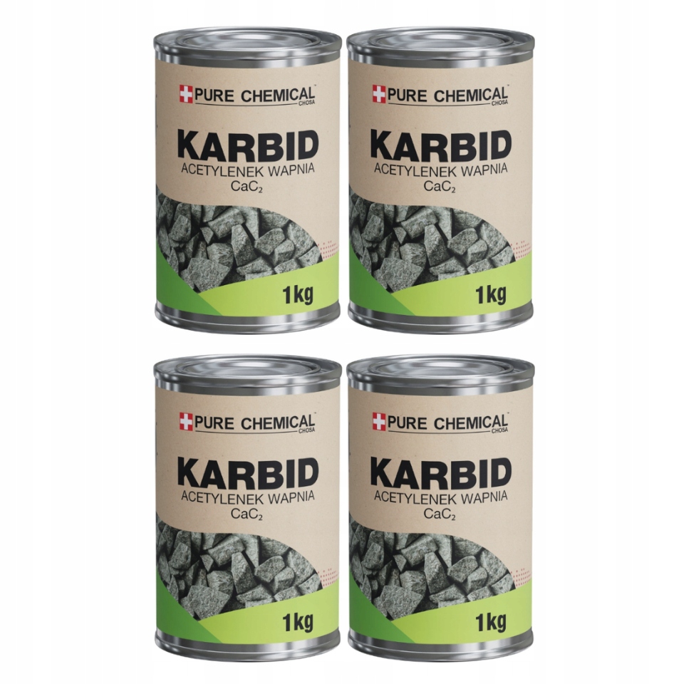4x Karbid Na Krtky 1KG Karbid Vápníku Odpuzovač Krtků A Nornice