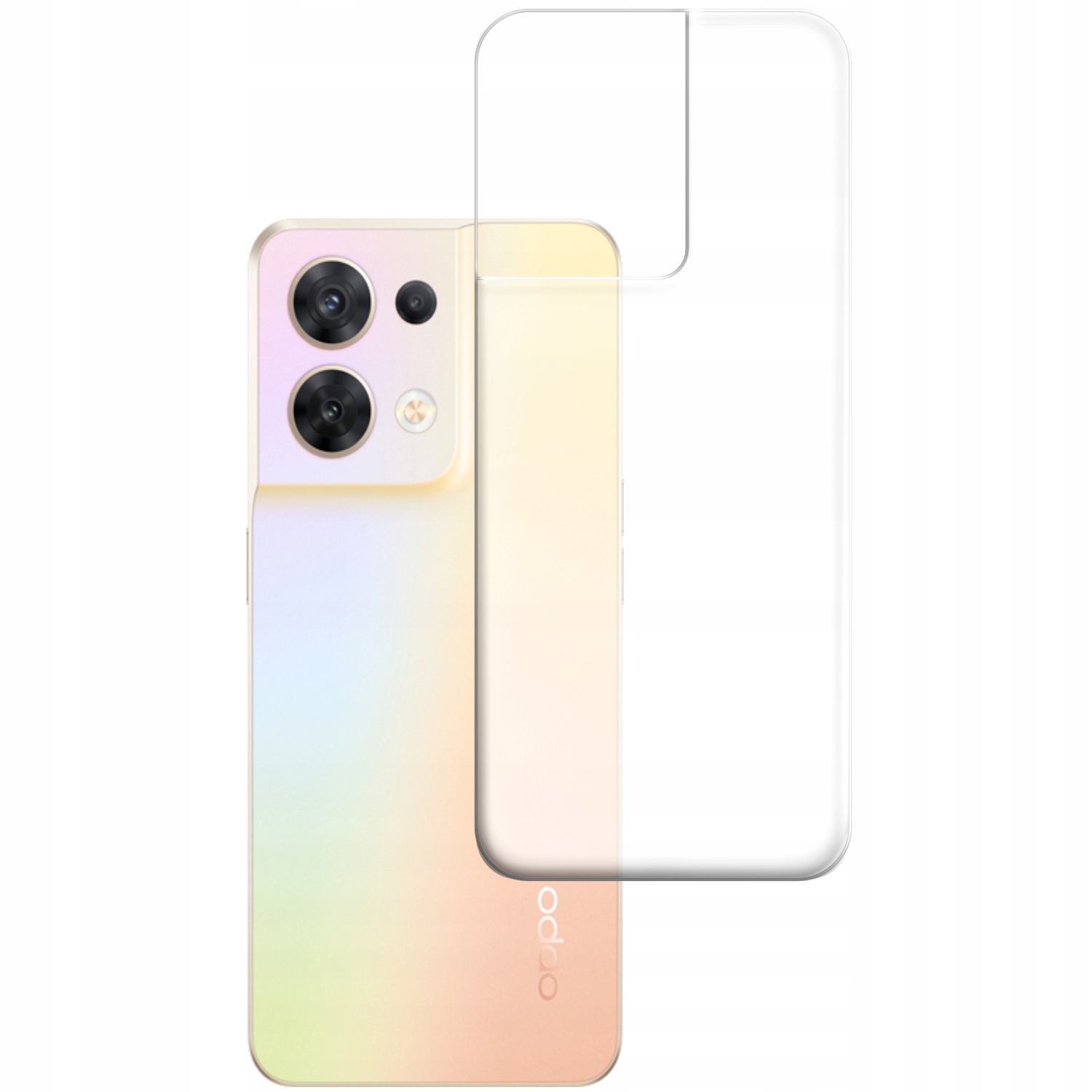 

Etui Do Oppo Reno 8 5G Gumowe Slim Clear View