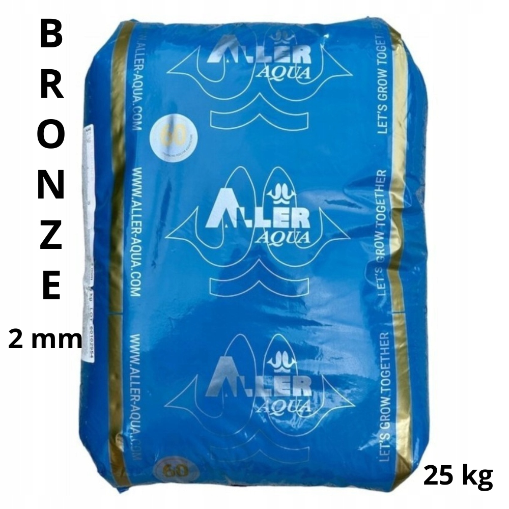 Aller Aqua Bronze 2 mm Pelety Návnada method feeder 25 kg