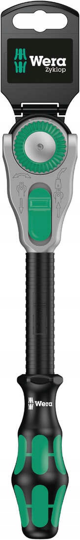 račňa ručná, výklopná 1/2", 277 mm, Wera [05073262001]