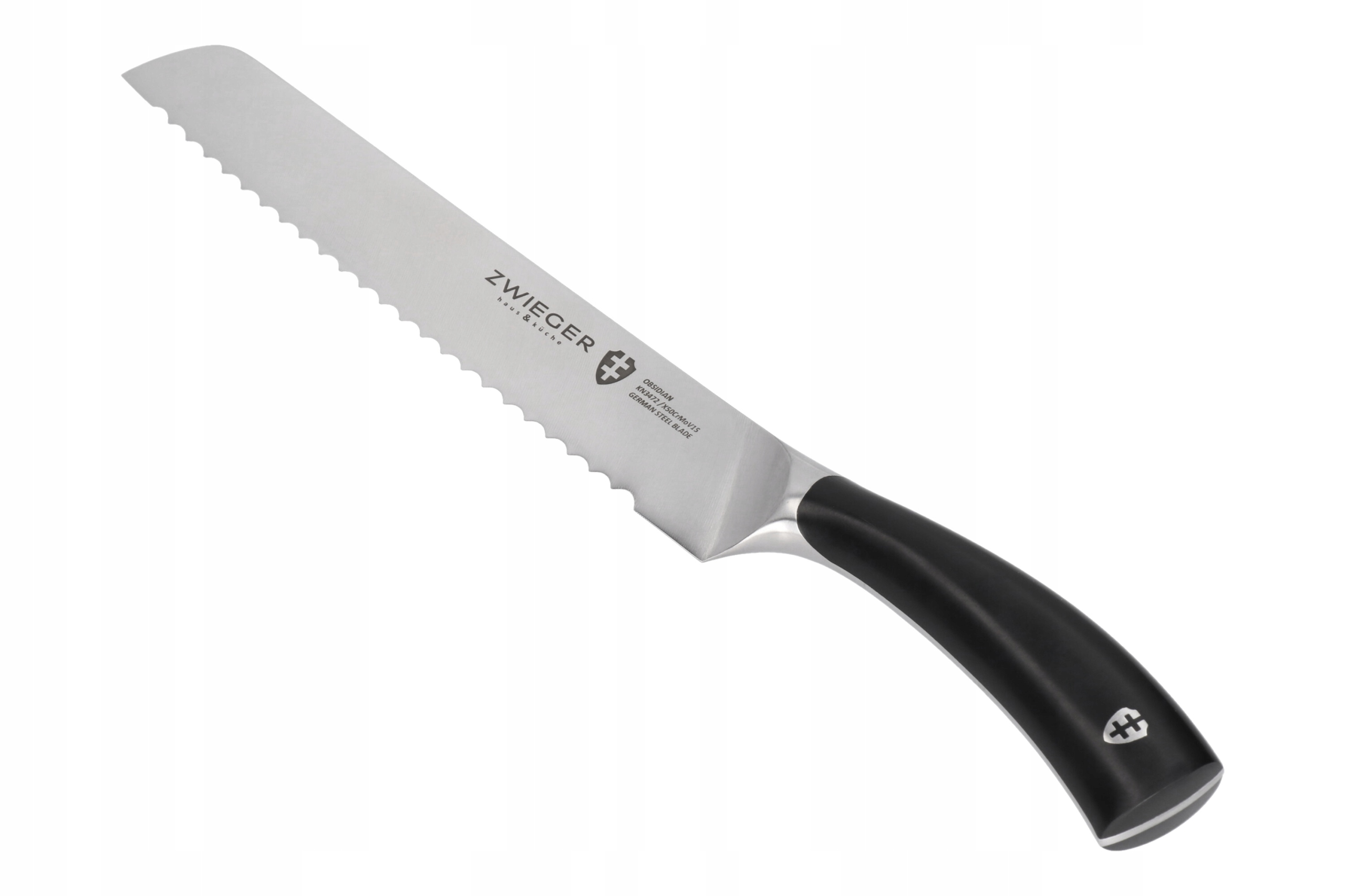 

Zwieger Obsidian Nóż Do Chleba 20 CM