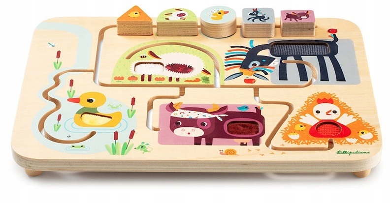 

Farma drewniany labirynt sensoryczny Lilliputiens