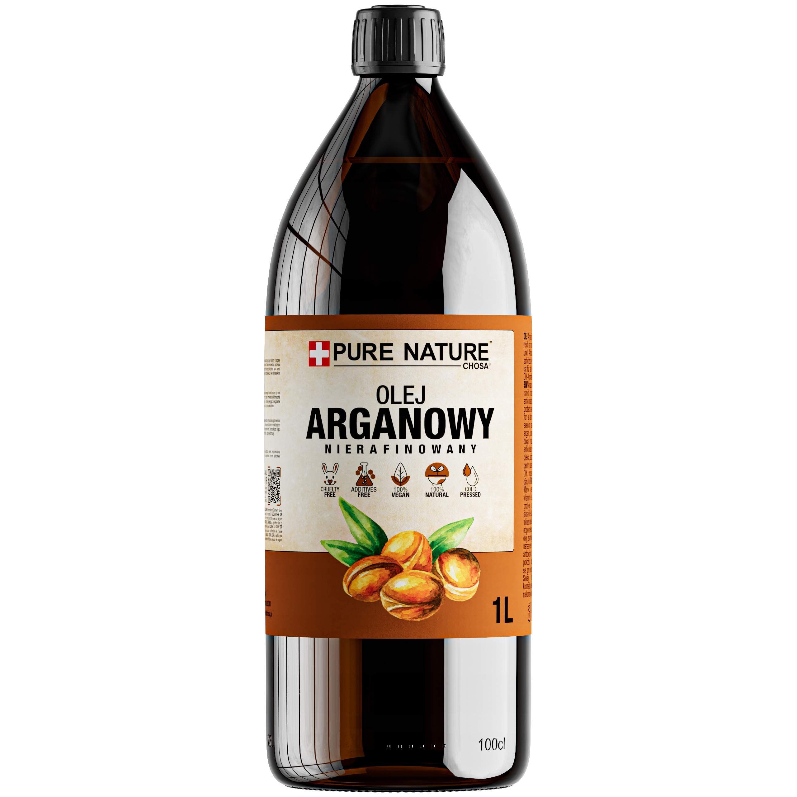 Arganový Olej Na Vousy Těla Maroko Nerafinovaný Za Studena Lisovaný 1l