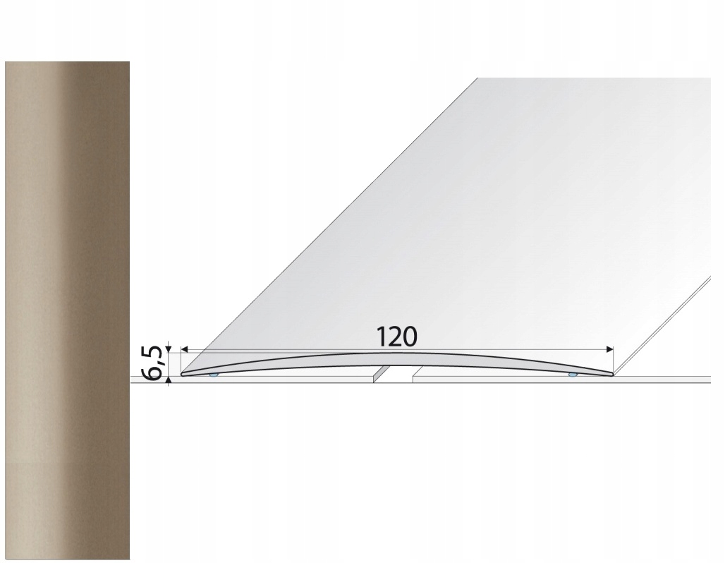 Effector Prechodová lišta A73 Šampaň 200 cm samolepiaca