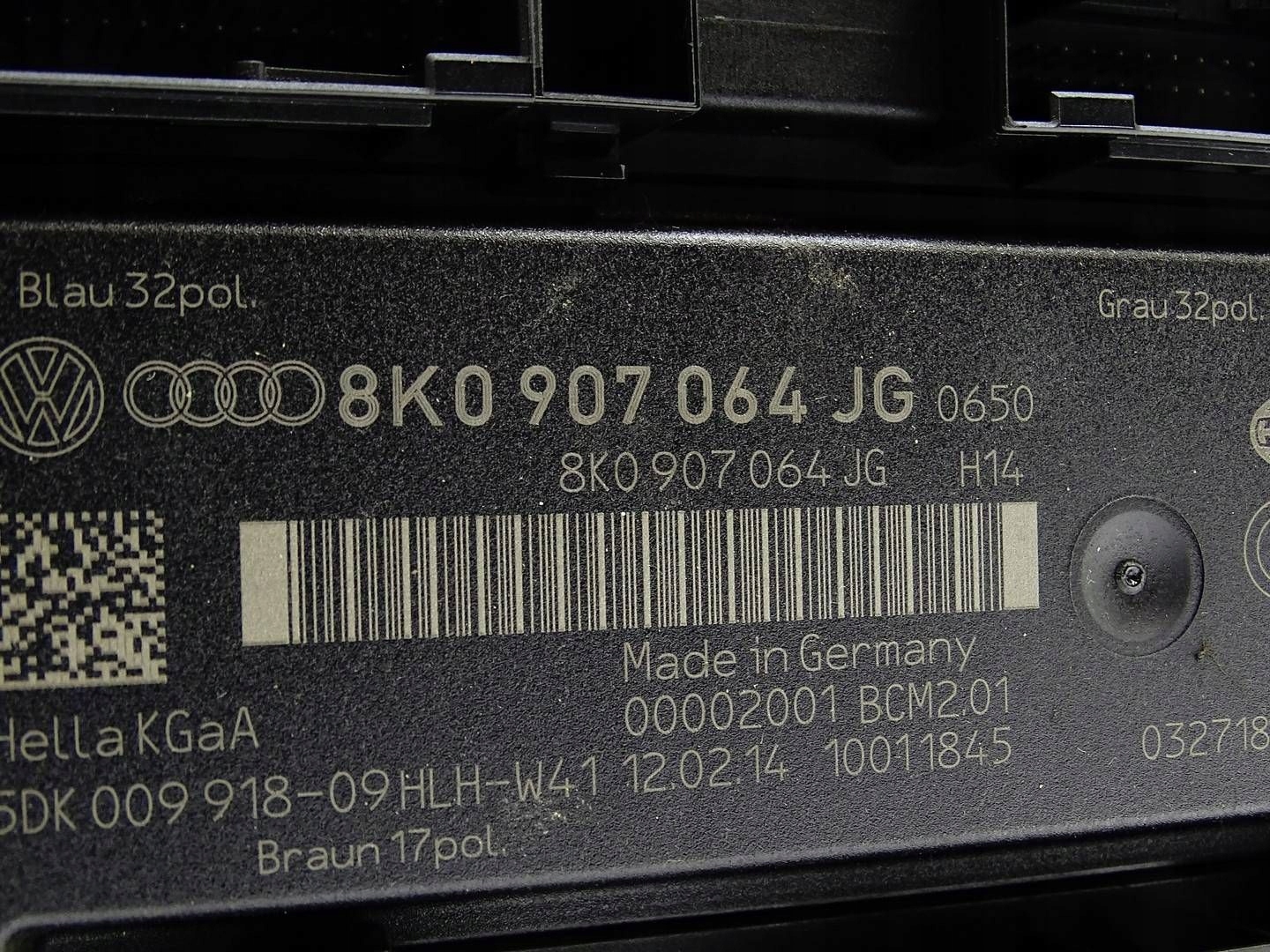 module computer control unit KOMFORTU AUDI A4 B8 A5 8T Q5 8R 8K0907064JG