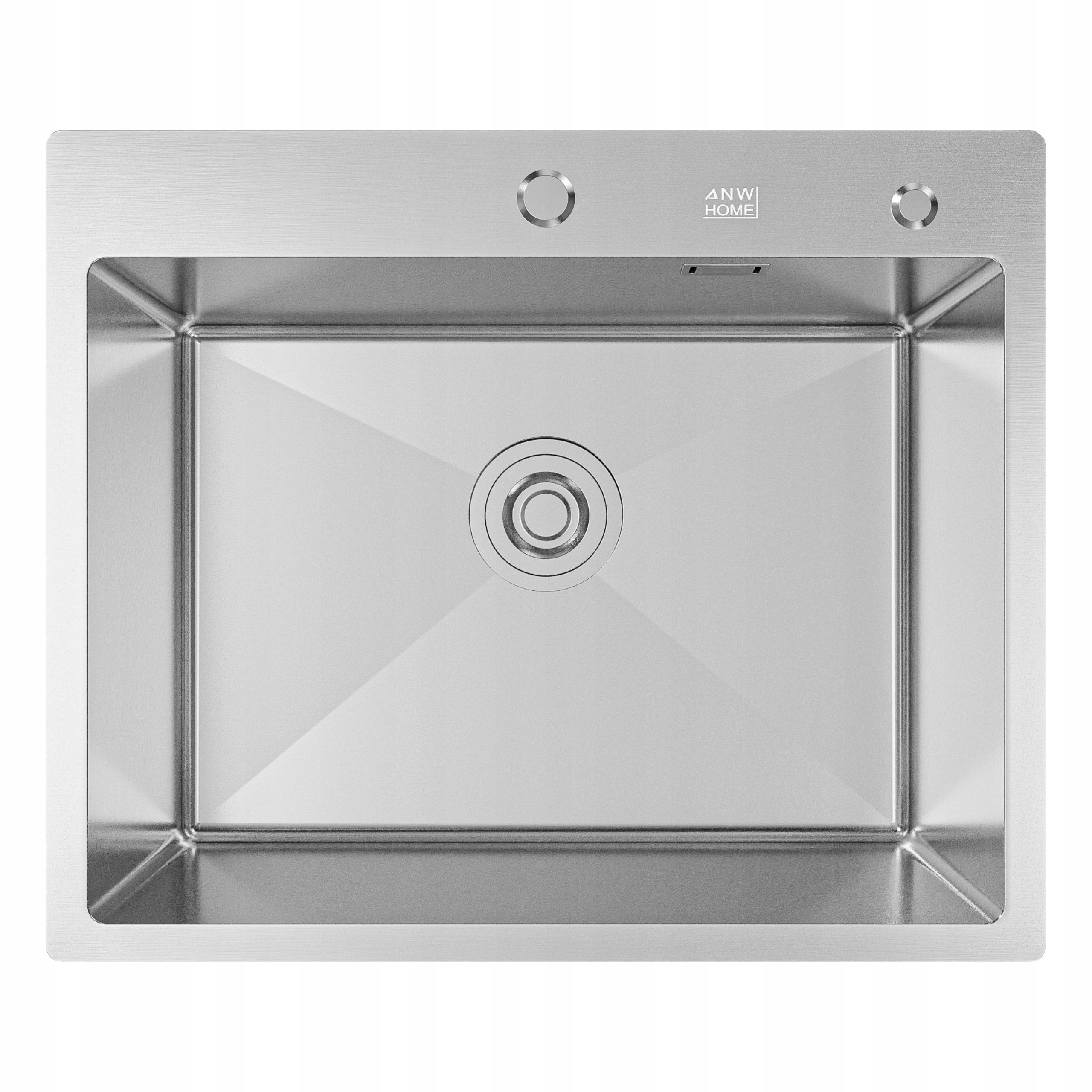 Kuchynský Drez 60X50 CM Nerezová Oceľ 304 Inox S Dávkovačom