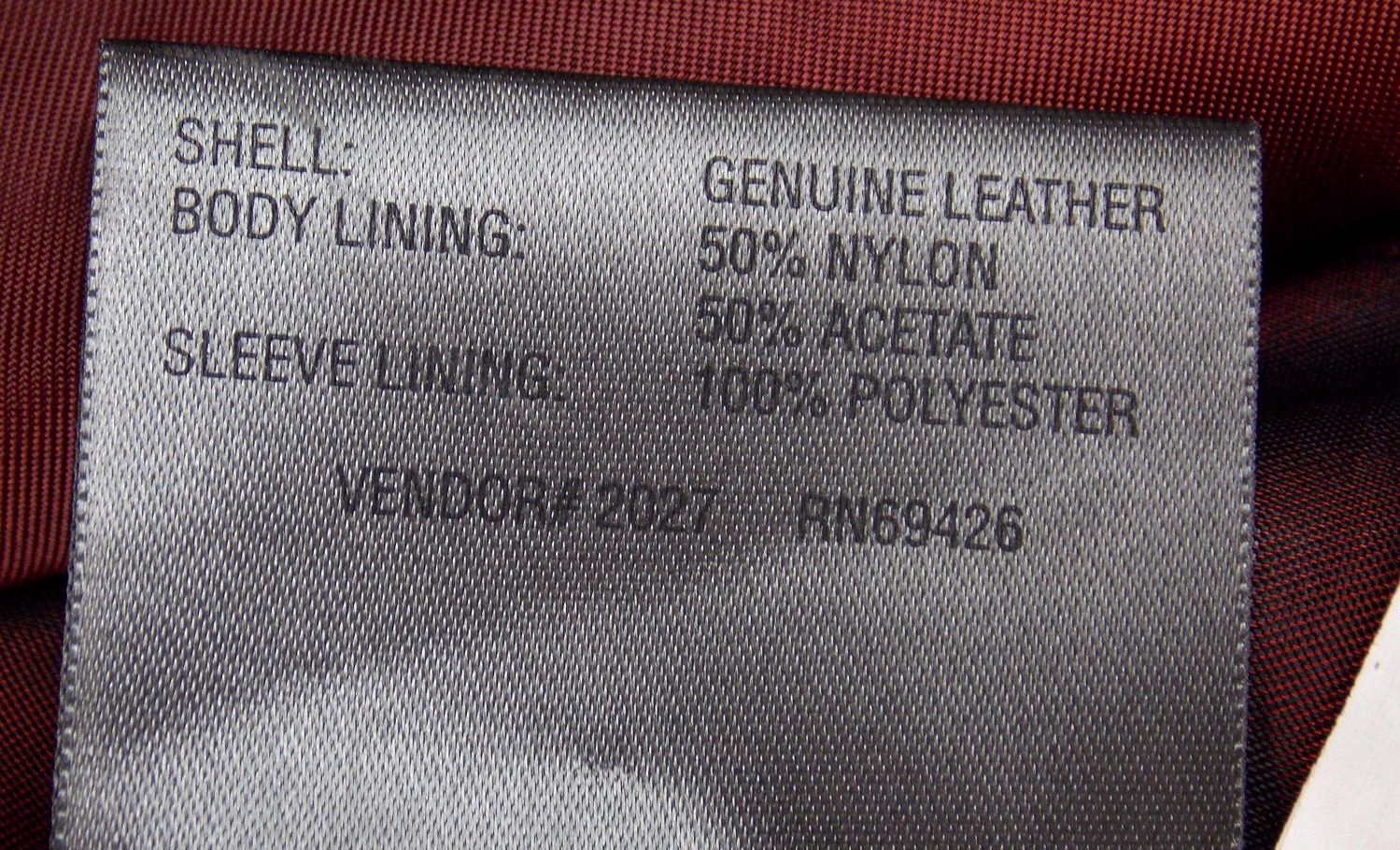 WILSONS skórzana kurtka elegancja thinsulate L Wypełnienie nie dotyczy