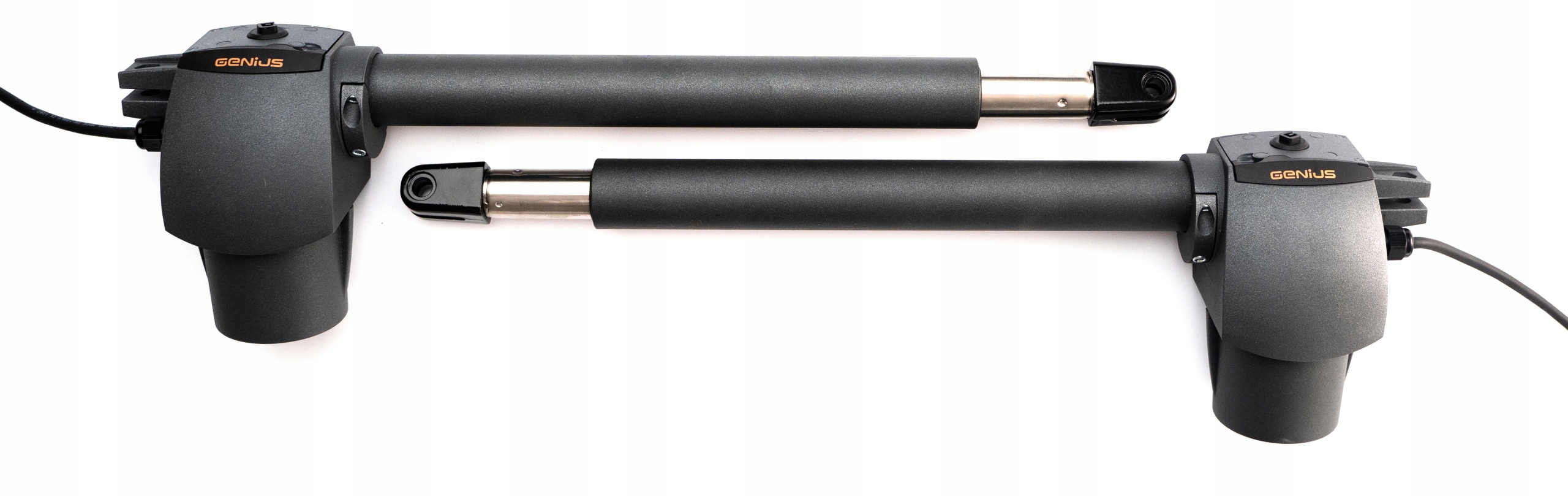 Zestaw napęd siłownik GENIUS GBat 300 WĄSKI SŁUPEK Kod producenta Gbat300 do bramy dwuskrzydłowe