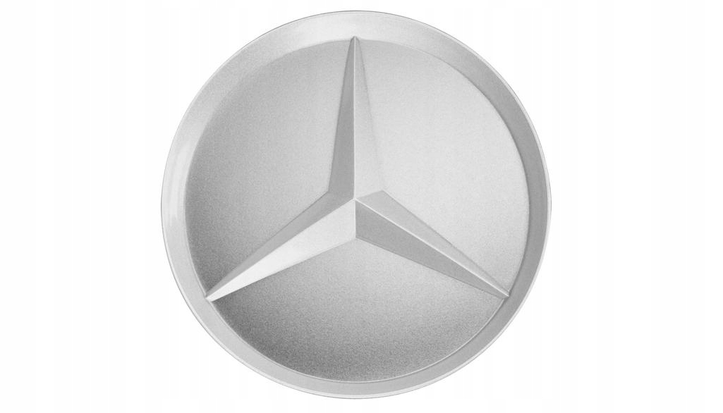 Mercedes víčko hliníkového ráfku Gloss Silver 66,8 mm
