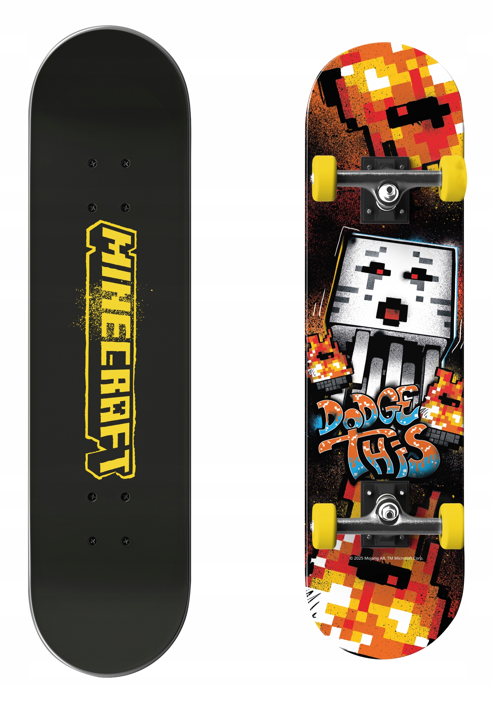 Deskorolka klasyczna drewniana Minecraft 80 cm 31 cali do 100kg Skateboard