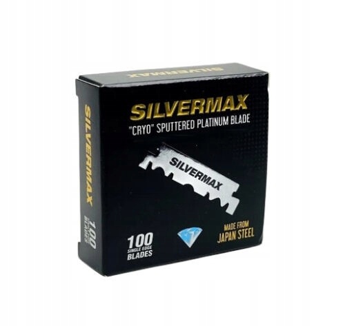 

Żyletki połówki 100sz Silvermax Żyletki do brzytwy
