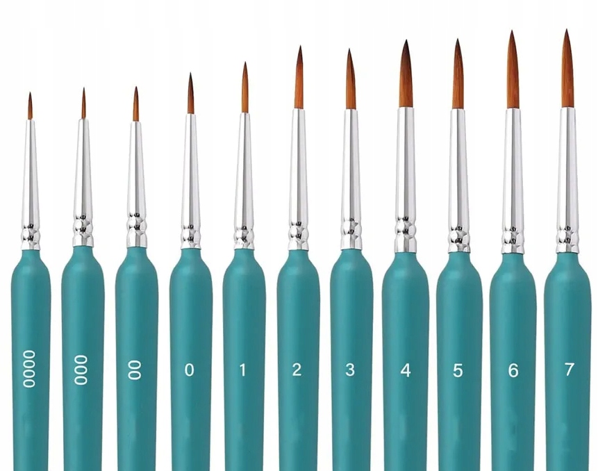 Sada 11 modelovacích štětců na malování