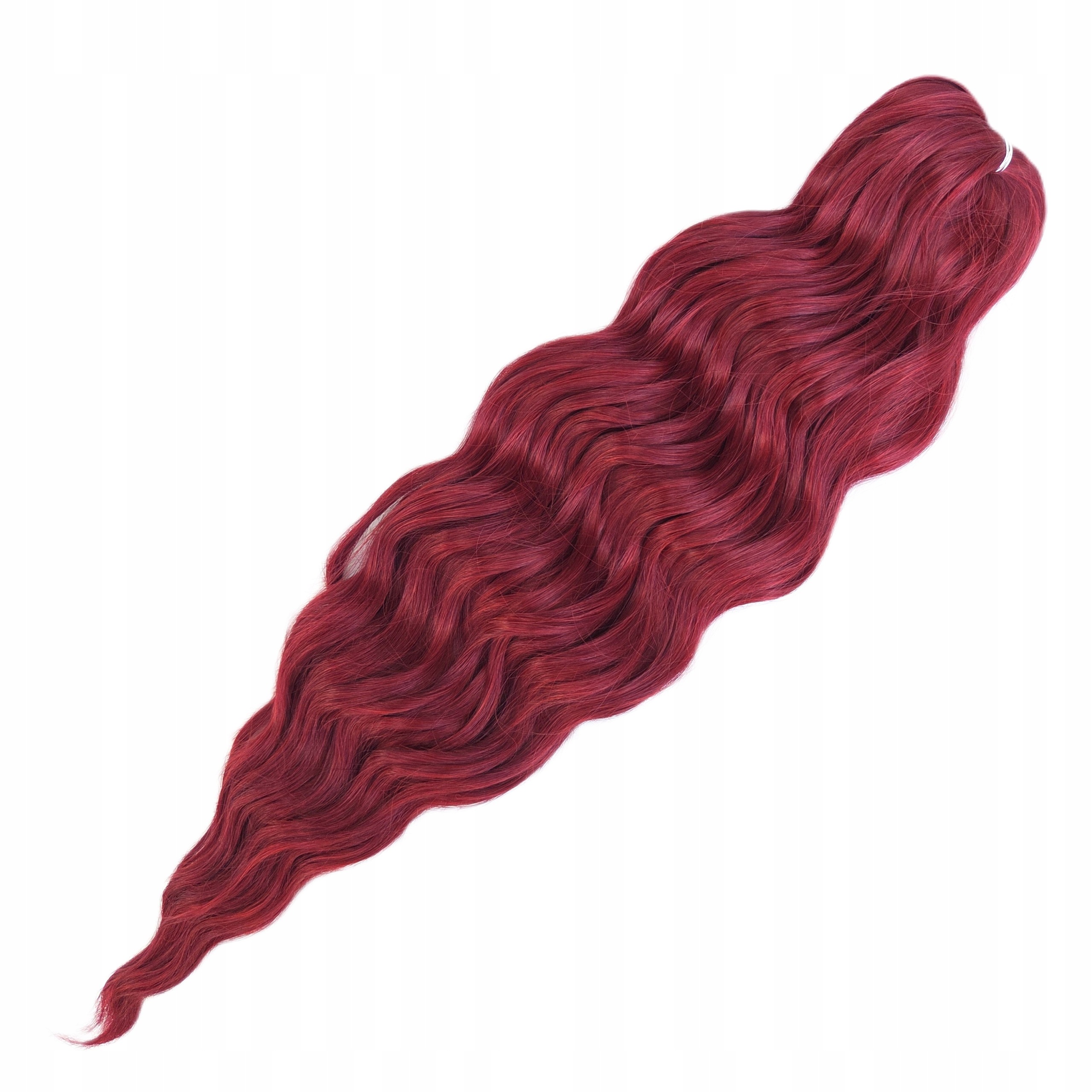 Włosy syntetyczne afroloki fala do czesania Anna 60cm 300g Kolor: IRED3