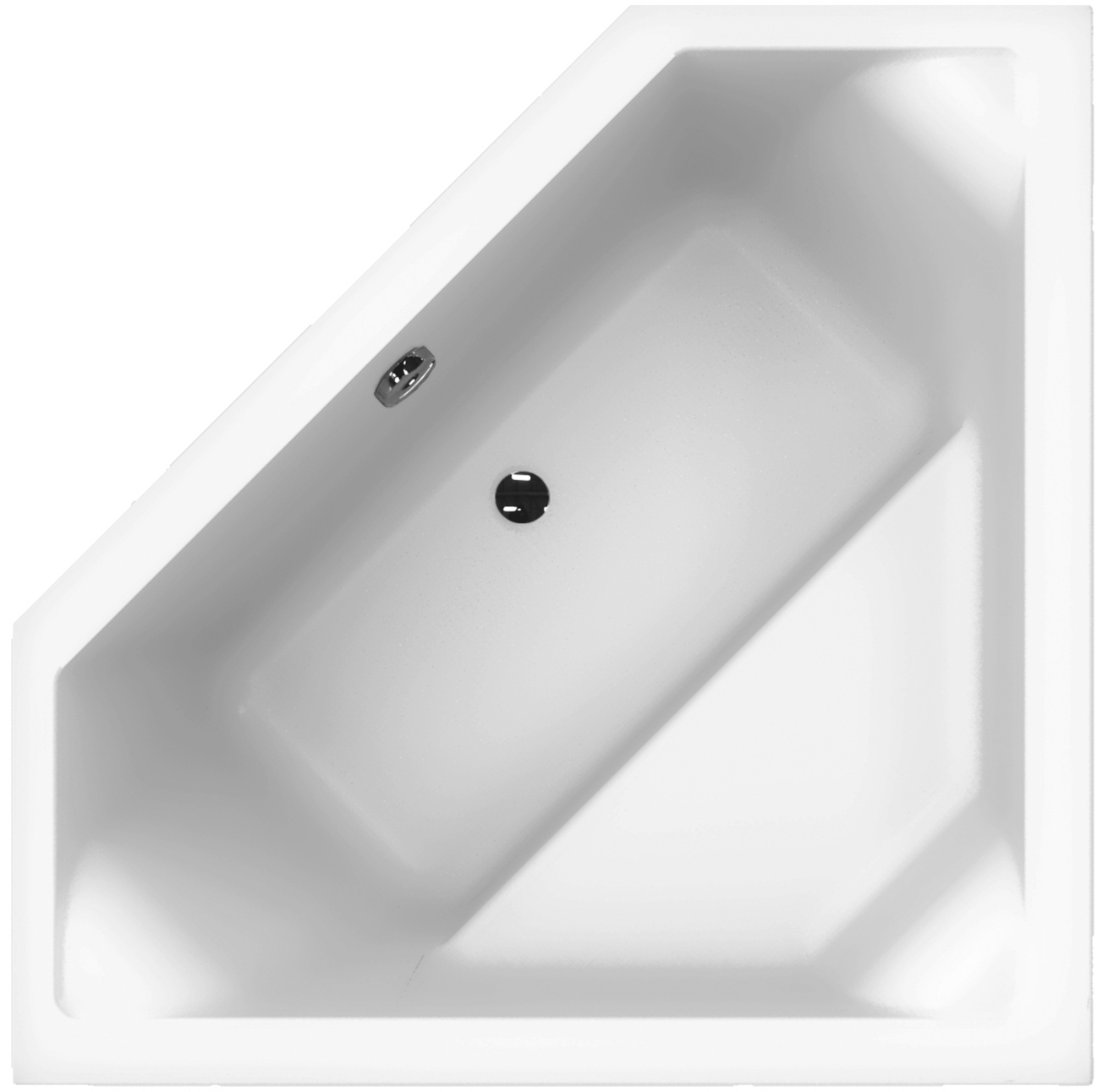 Polská Akrylová Rohová Vana 140x140 Essente Pl