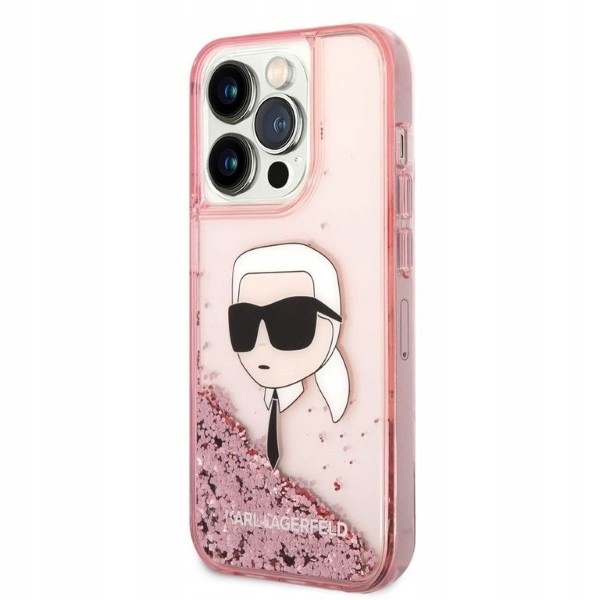 Karl Lagerfeld Pokrowiec Hardcase Glitter Do Iphone 14 Pro 6,1 Karl's Head