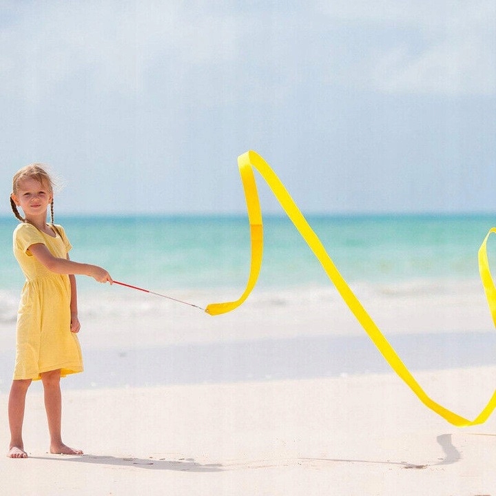 Szarfa gimnastyczna wstążka do tańca - wybór koloru taśma dla dzieci Marka Gacek