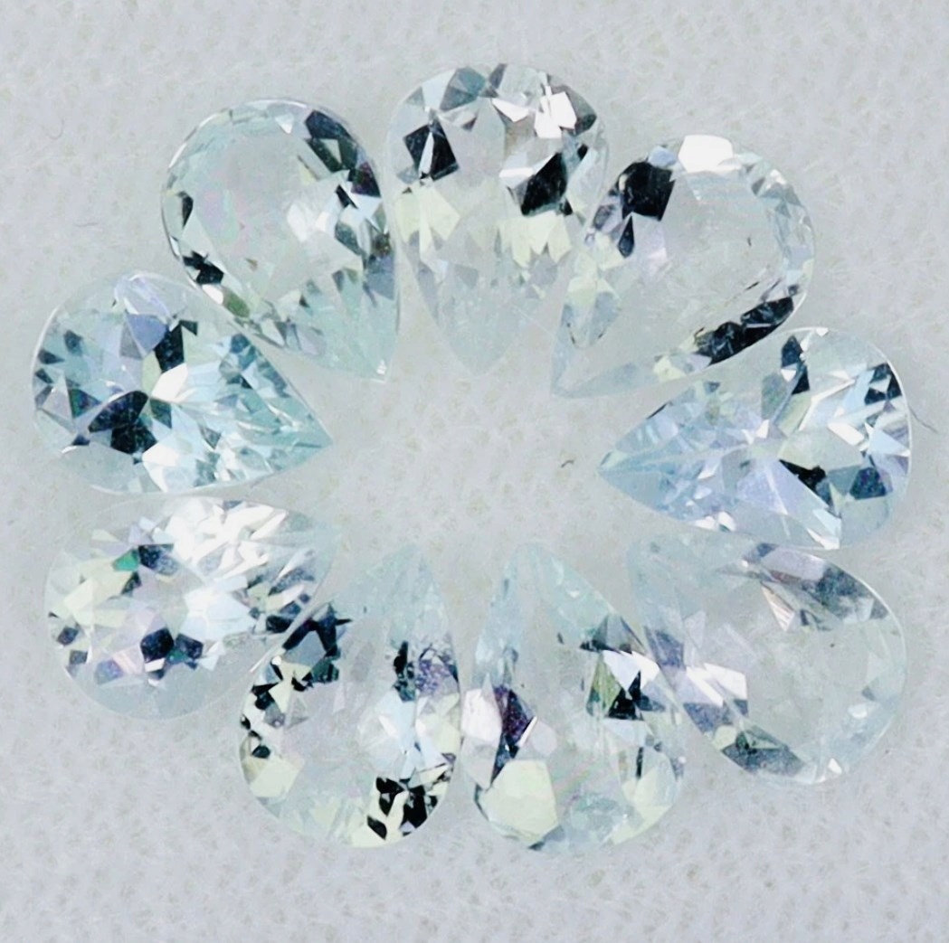 4.15ct Naturalne Akwamaryny.