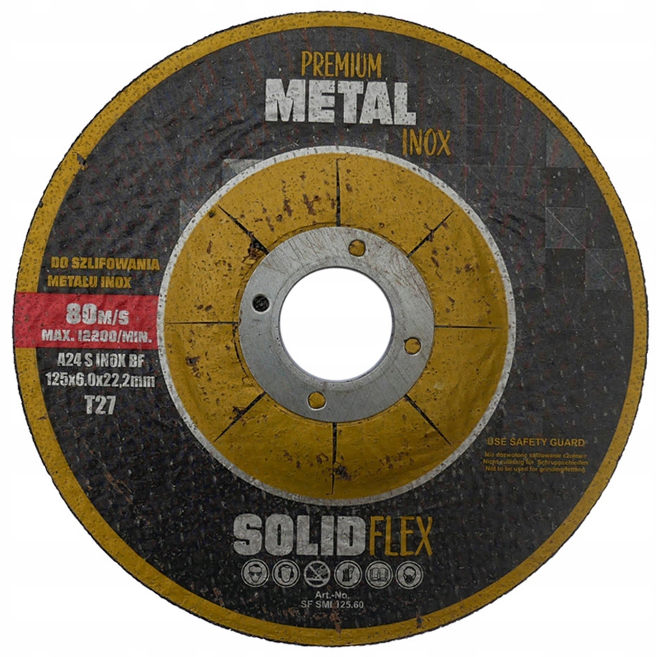 

Tarcze Tarcza do szlifowania Solidflex 125 x 6,0