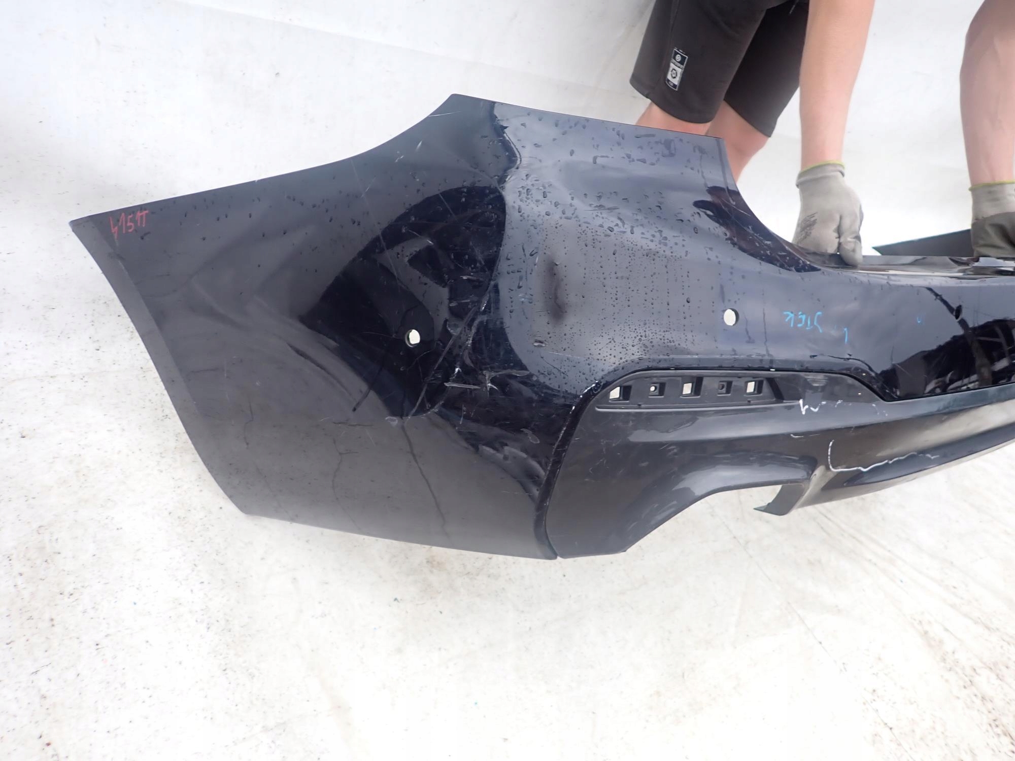 BMW 5 G30 sedan m-packet 17-20 bumper rear part rear 6XPDC