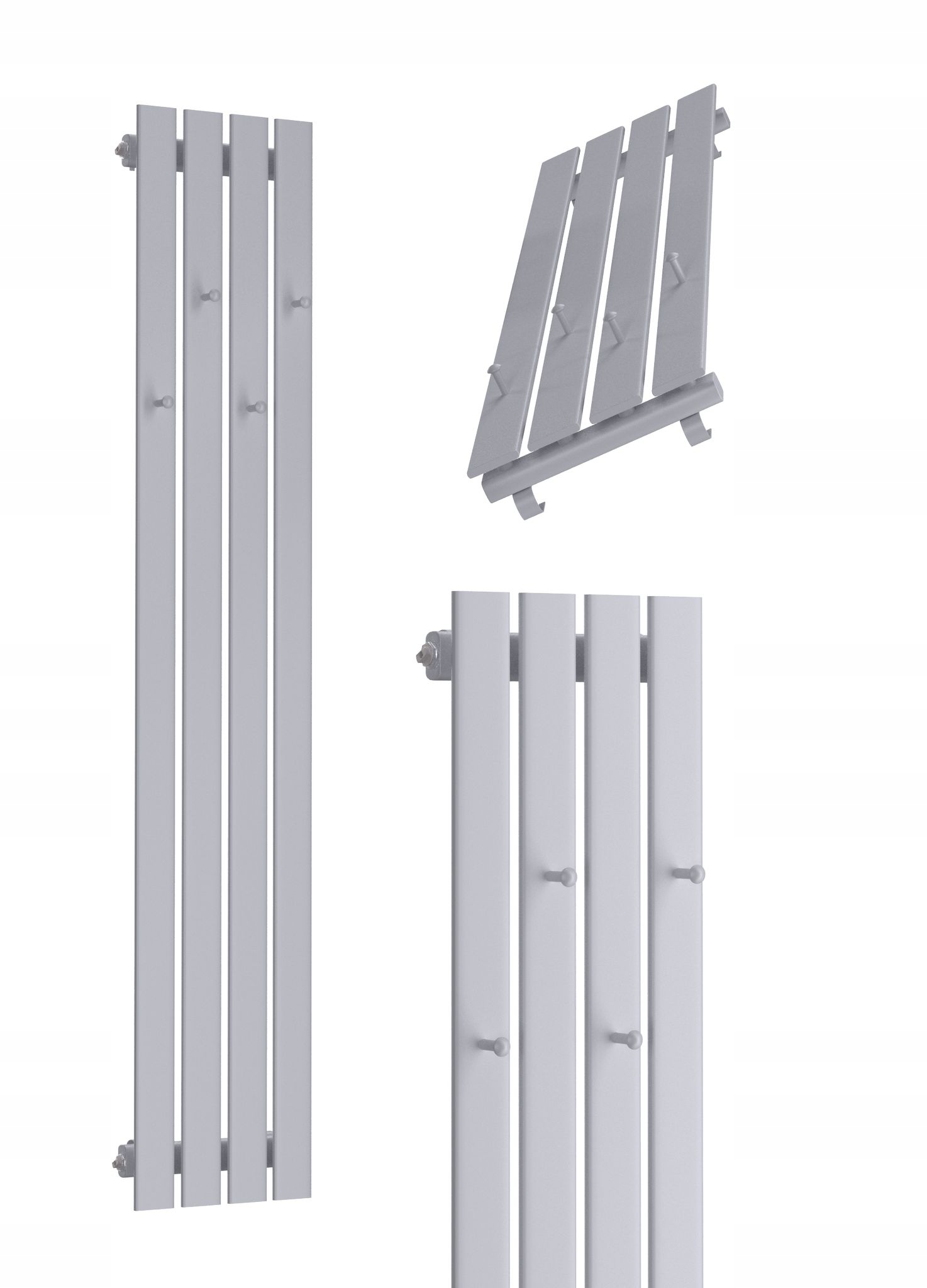 Dekorativní Radiátor Bellohook 120x30 Šedý Str