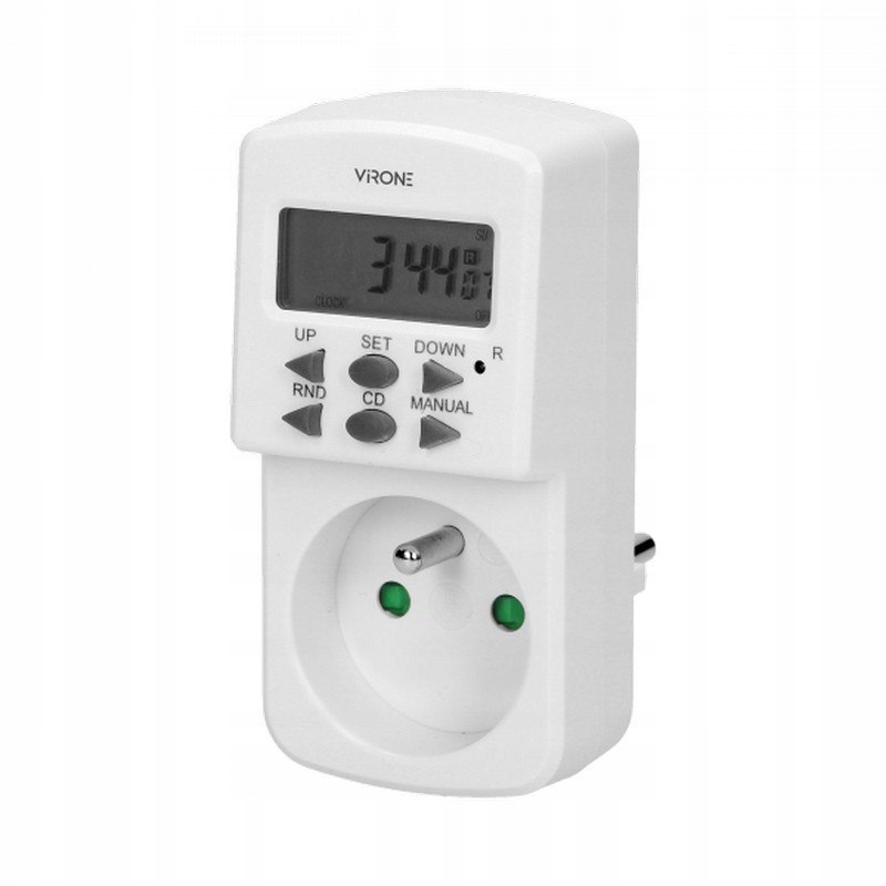 Programator Czasowy Elektroniczny 1800W 8A