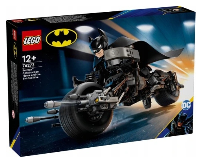 Lego 76273 Hrdinové DC Figurka Batmana K Sestavení A Batcykl