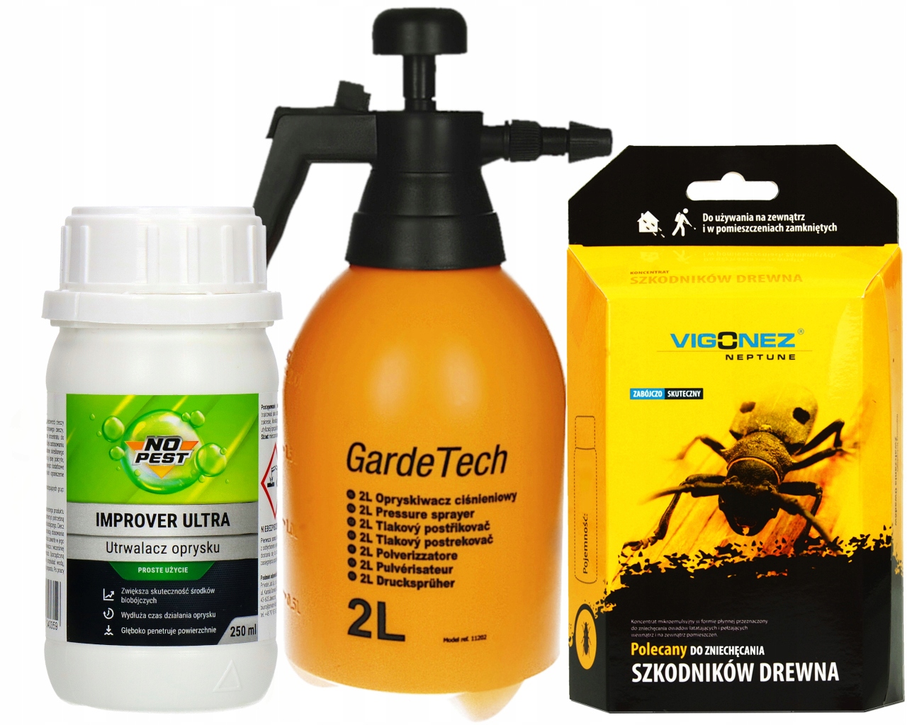 

Zestaw Oprysk Na Korniki Szkodniki Drewna Kołatki