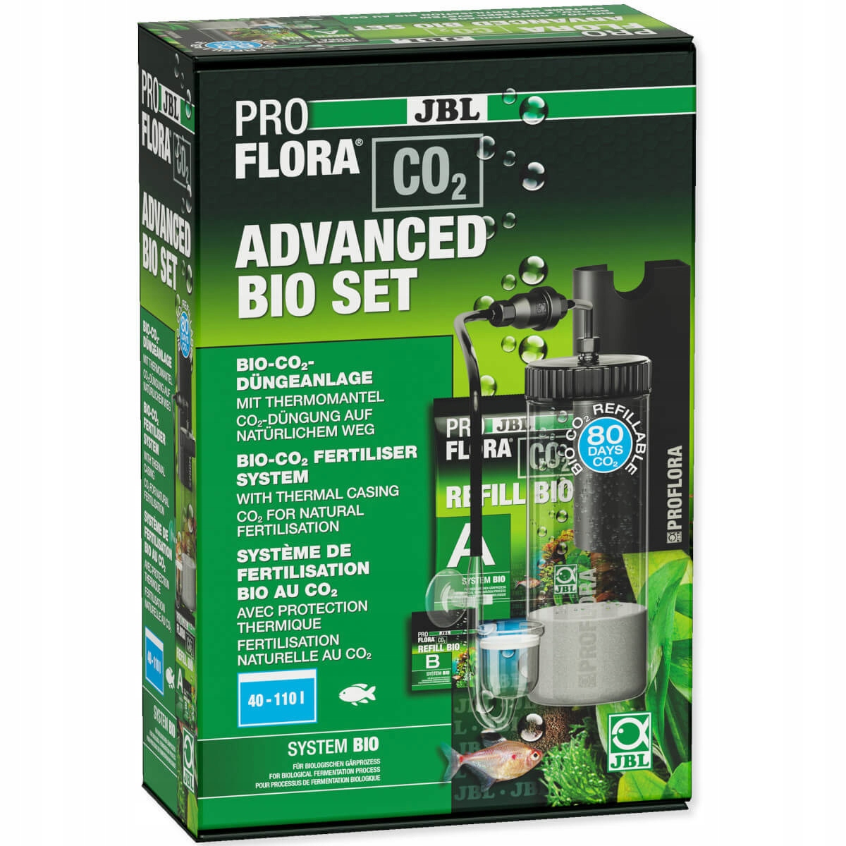 Levně Jbl ProFlora Advanced Bio CO2 sada pro 40-110 l