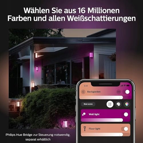 PHILIPS Hue LED Zewnętrzna Lampa 16M Kolorów — miniatura 7