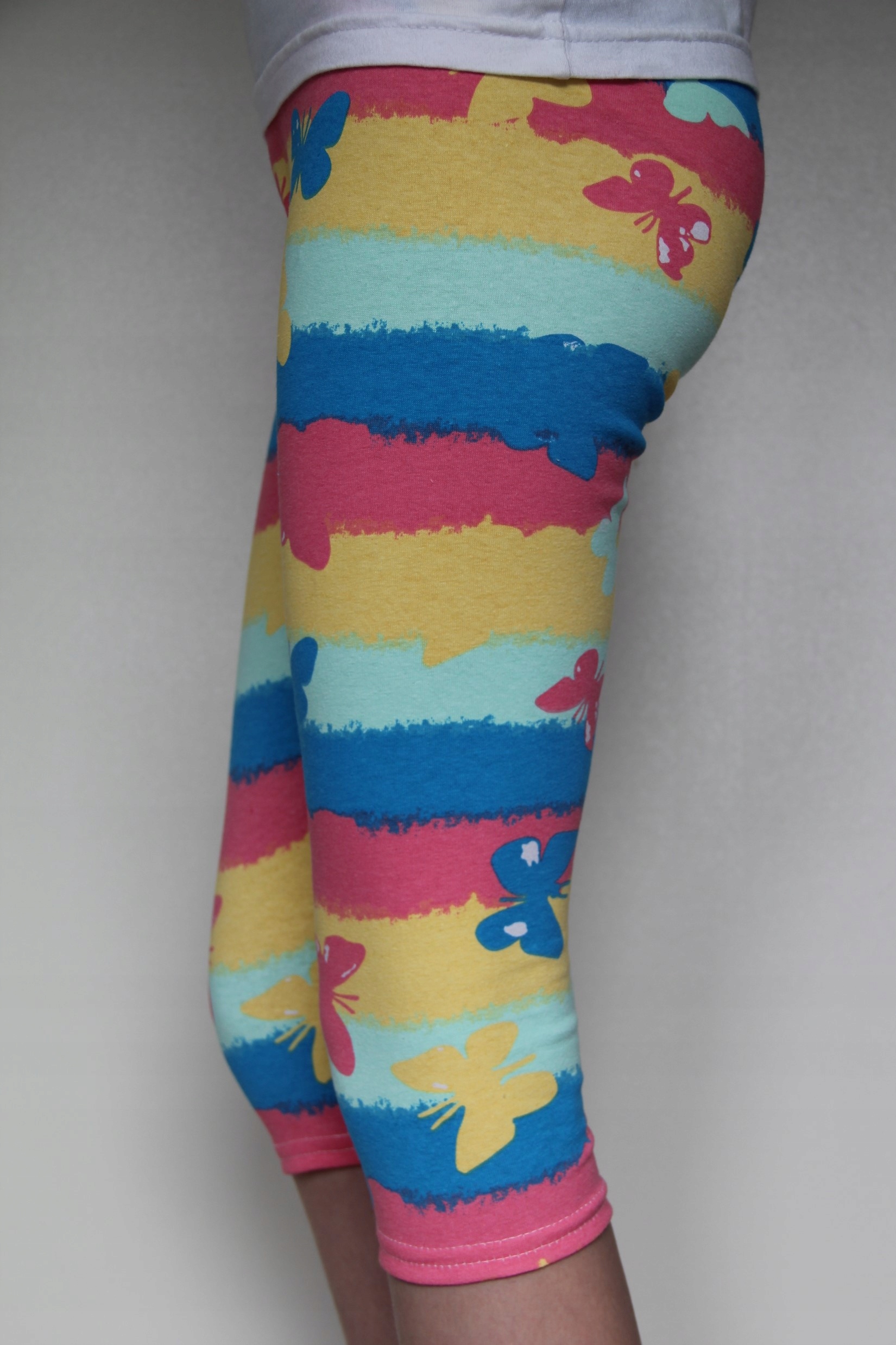 Leginsy 3/4 Getry Rybaczki Nadruki r.122 R.110-158