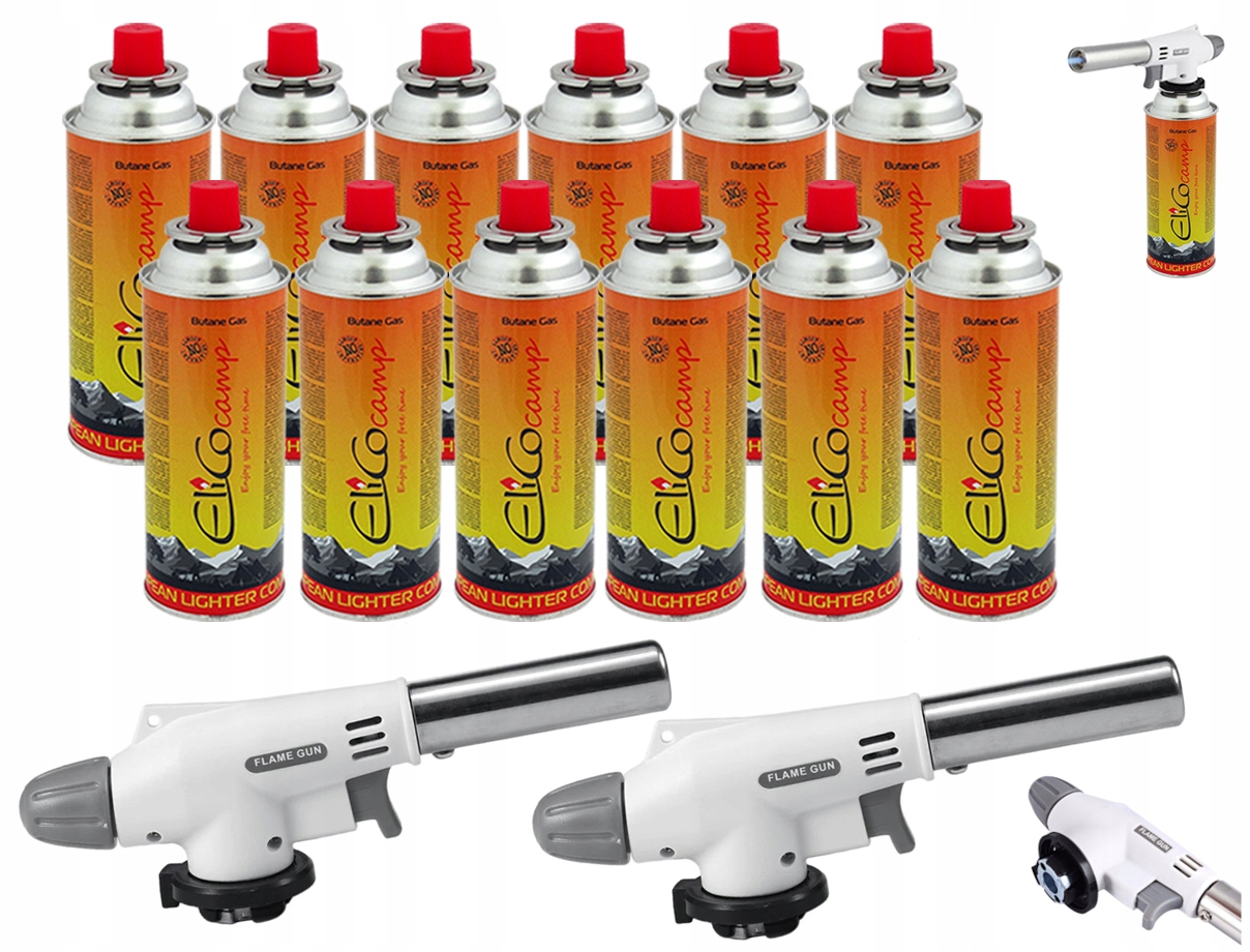 

Gaz Palnik Gazowy Ceramiczny Opalarka 2 Kartusz 12