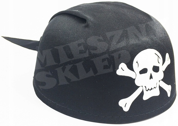 

Czarna Czapka Chusta Pirata Piracka Czaszka Pirat