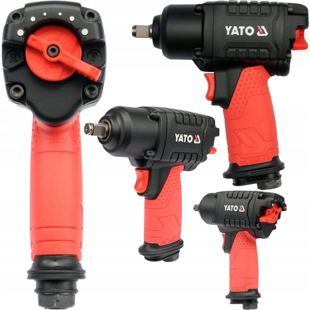 KLUCZ UDAROWY PNEUMATYCZNY KOMPOZYTOWY 1/2" MAX MOMENT OBROTOWY 570 NM YATO