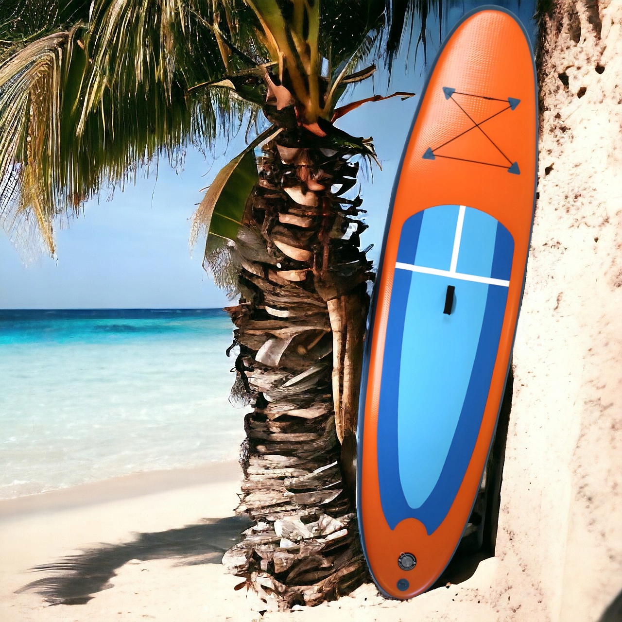 DESKA SUP do pływania paddle board pompowana 31'' dmuchana 320cm zestaw EAN (GTIN) 5905311364849